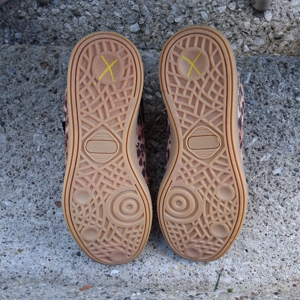 Camila‎ Coelho Bastion Leopard Print Strap Shoes 6 Very Cool Boho EUC